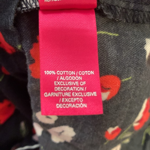 Victoria’s Secret Floral Navy Pajama Long Sleeve Button Down Set 100% Cotton XS - Picture 7 of 7